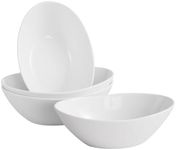 LIFVER Salad Bowl, 36oz White Porce