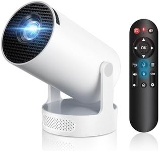 Jumpeak Vidéoprojecteur Portable, [App intégrée] Mini Projecteur Video FHD 1080P avec Haut-parleur HiFi &Focale Ultra Courte Rétroprojecteur Android TV BT 5.4 Wi-Fi 6, Auto Correction Grand Projection