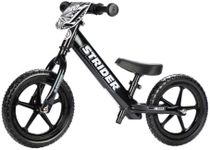 Strider 12 Pro Super Light Black Pearl Balance Bike for children from 18 months to 5 years.