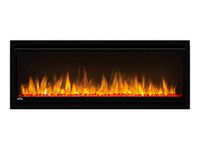 Napoleon Alluravision-NEFL42CHS-Slim Wall Hanging Electric Fireplace, 42 Inch Slim, Black