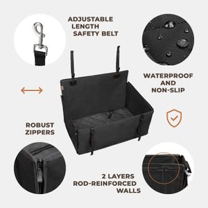 Wuglo Extra Stable Dog Car Seat – Secure Pet Booster for Cars