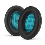 Replacement Earpads for Bose QuietComfort QC 15 25 35 Premium Ear Pads QC15 QC25 QC35 AE2 & SoundLink, Memory Foam, Soft & Long Lasting by Brainwavz