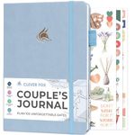 Clever Fox Couple’s Journal – Couples Date Night, Activity & Journaling Workbook – Relationship Book to Plan Dates & Fill Out Together – Engagement Gift Ideas – A5 Size (Periwinkle)