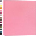 potricher Photo Album for 4x6 1000 Photos Linen Cover Extra Large Capacity Picture Book for Family Wedding Anniversary and Baby (Pink)