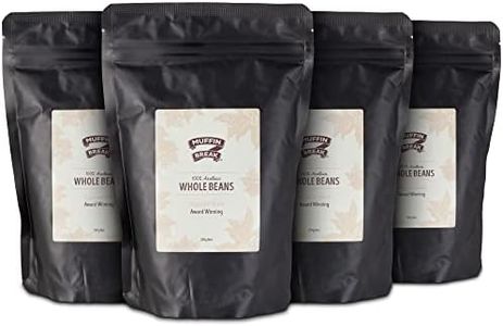 Muffin Break Signature Blend - Whole Coffee Beans 250g x 4 pack. A premium full-bodied blend of only the finest Arabica beans (1kg total)