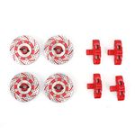 1/7 RC Car Aluminum Alloy Wheel Brake Disc, RC Upgrade Part Fit for TRAXXAS Unlimited Desert Racer UDR(Red)