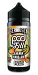 Seriously Pod Fill Doozy Vape Co Vape Juice Disposable 50/50 Eliquid Fruity Shortfill E-Liquid 0MG 100ml Shortfill No Nicotine (Banana Mandarin)