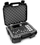 CASEMATIX Podcast Equipment Hard Case Compatible With RodeCaster Pro, Podcasting Microphone and Podmic Audio Mixer Accessories - Impact Absorbing Padded Foam Protection