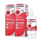 Hycosan Extra - Double Pack - Preservative Free Eye Drops - Sodium Hyaluronate 0.2% - for Treatment of Dry Eyes - 2x7.5ml