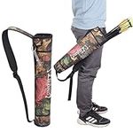 Archery Quiver Arrows Back Quivers Adjustable Waist Side Clip Holder Bag Carry Bags,for Youth Adults Target Practicing Outdoor