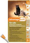Advantage Multi for Cats 5-in-1 Heartworm Prevention | Kills Fleas & More | Cats 5.1-9 lbs. | 1 Count