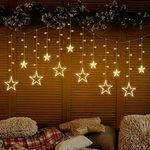 Shop Crowds LED Lights for Decortaion Diwali Christmas Xmas Light for Diwali Home Decorations Lighting (Star Light [White])