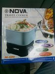 Nova TC-1550 Travel Cooker, Outer Lid, Black, Teflon, 1 Liter