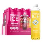 Sparkling Ice Variety Pack, 17 Fl Oz, 12Count (Black Cherry, Peach Nectarine, Coconut Pineapple, Pink Grapefruit)