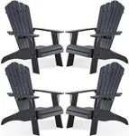 Psilvam Adirondack Chair, Oversized