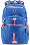 J World New York Atom Multi-Compartment Laptop Backpack, Navy Pink, One Size, Atom Multi-compartment Laptop Backpack