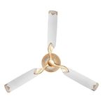 RR Signature Jaipur Mahal 1320mm Designer Ceiling Fan for Home and Office (2+3 Years Warranty, Agaria White)