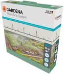 Gardena Micro-Drip-System Drip Irrigation Set Vegetable/Flower Bed (60 m²): Starter Set, Ready to use, Water-Saving Irrigation System, Simple & Flexible Connection Technology (13450-20)
