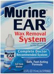 Murine Ear Wax Removal System | Complete Doctor Recommended System | 0.5 Ear Wax Removal Drops + Soft Bulb Washer