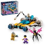 LEGO DREAMZzz Mr. Oz’s Space Car Toy, Transforming Vehicle Building Set, Includes TV Show Minifigures Mr. Oz, Albert and Jayden, Space Shuttle Toy Gift for Boys and Girls Aged 8 and Up, 71475