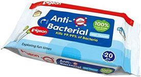 Pigeon Anti-Bacterial Wet Wipes, Soft Pack, 20 Wipes