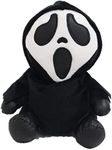 Tibemi 20cm Ghost-face Plush Toy, Halloween Horror Killers Ghost-face Plushies Doll, Home Decoration Terrors Stuffed Animal Gift for Kid for Kids Birthday, Christmas