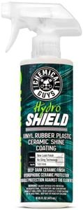 Chemical Guys TVD11616 HydroShield Vinyl, Rubber, Plastic Ceramic Shine Coating (Great for Interior & Exterior) Safe for Cars, Trucks, Motorcycles, RVs & More, 16 fl oz