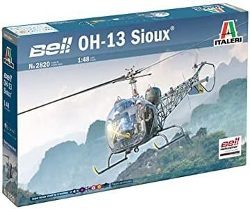 Italeri 1:48 Scale OH-13 Sioux Corean War Helicopters Model Kit