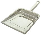 ScentRose Stainless Steel dust pan, Supadi, Standard, Silver - Pack of 1