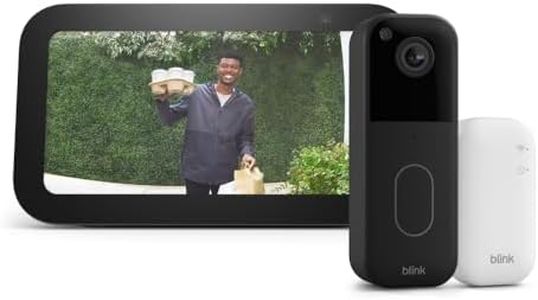 Amazon Echo Show 5 with Blink Video Doorbell (newest model), Designed for Alexa+