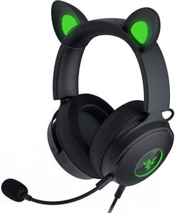 Razer Kraken Kitty V2 Pro - Wired RGB Headset with Interchangeable Ears - Black