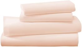 Premium 800 Thread Count 100% Natural Egyptian Cotton Sheets, Fits Mattress Upto 16'' Deep Pocket - 4-Piece Cal King Sheet Set Cotton Bed Sheets for Bed Sateen Weave Sheets Set (Cal King, Blush)