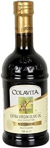Colavita Mediterranean Extra Virgin Olive Oil (750ml) | Imported from Italy | Premium Olive Oil for Cooking, Dips and Marinades | Cold Pressed Oil from Superior Whole Olives | Timeless Bottle