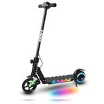 E-RIDES Electric Scooter,6.5'' Foldable Electric Scooters,Colorful Lights Kids Electric Scooters Max 8Mph,3-5 Miles of Range,Electric Scooter Kids LED Display