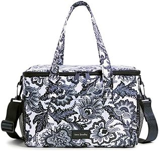 Vera Bradley Womens Recycled Ripstop Cooler, Java Navy & White, One Size