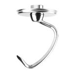 Dough Hook for KitchenAid 4.5-5 Quart Tilt-Head Stand Mixer, Stainless Steel Mixer Accessories for KitchenAid, Replacement KitchenAid Mixer Attachments