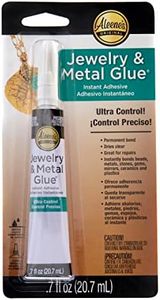 Aleene's 21709 Jewelry & Metal Instant Adhesive Transparent, 70 Ounce