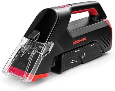 Shop-Vac Cordless Spot Cleaner — Handheld Carpet & Upholstery Cleaner with Motorized Rolling Brush, Spray & Suction, USB-C Rechargeable Mini Carpet Cleaner for Car & Pet Stains