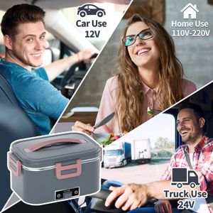 SOOOEC Electric Heated Lunch Box, 1.8L Portable Food Warmer
