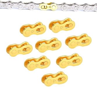 CENZICOM 8 Pairs Bicycle Missing Link, 6/7/8/9/10/11/12 Speed Bike Chain Connector Lock Set, MTB Road Bicycle Connector for Quick Master Link Joint Chain pin (6 7 8 Speed)