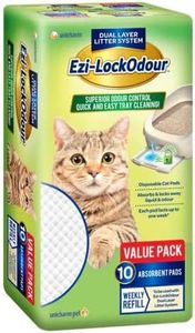 EZI-LOCKODOUR Absorbant Cat Pads Value Pack 10pcs