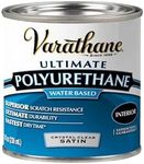 Rust-Oleum Varathane 200261H 1/2-Pint Interior Crystal Clear Water-Based Polyurethane, Water-Based Satin Finish