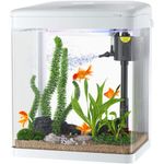 2-gallon Fish Aquarium White