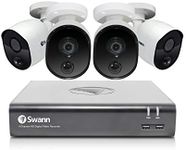 Swann DVR4-4580V 1080p / Voice Control / 1TB / 4 x PRO-1080MSB True Detect Bullet Cameras 4 Channel Security System Full HD DVR-4580