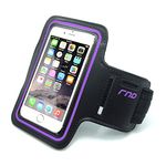 RND Power Solutions Slim-Fit Active Sports Armband Case(Purple)