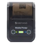 SHREYANS SRS58201 2inch Portable Bluetooth Printer with Auto Cutter (588_Manual Cutter)