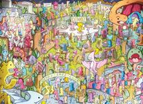 Jurassic Jive: A Night of Dino Jazz by Cross & Glory - Whimsical 1000 Piece Jigsaw Puzzle, Eco-Friendly, Prehistoric Jazz Club Theme with Colourful Dinosaurs, for Adults and Kids