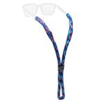 Chums Classic Glassfloats Patterns - Floating Eyewear Retainer & Sunglasses Strap - Unisex Adult, Fish Camo Blue, One Size