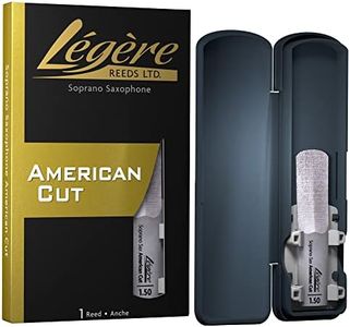 Légère Reeds - Soprano Saxophone Reed, American Cut, Strength 1.50 (SSA1.50) - Premium Synthetic Woodwind Reed