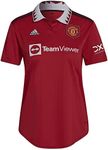 adidas Manchester United 22/23 Home Women's Jersey, Red, Medium